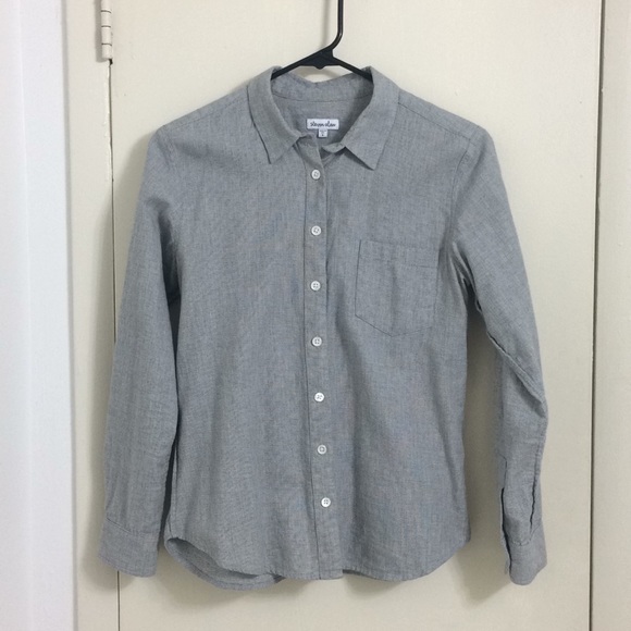 Steven Alan Gray Button Down Shirt Long Sleeve - Picture 1 of 6